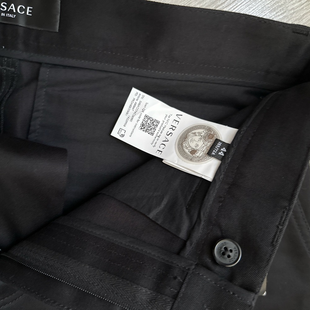 Versace Pants Mens Cotton 44  Capri inseam 19.2 inch Waist Size 11.8 inch - Picture 7 of 13